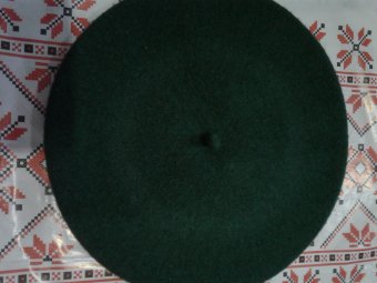 Basc Verde lână 