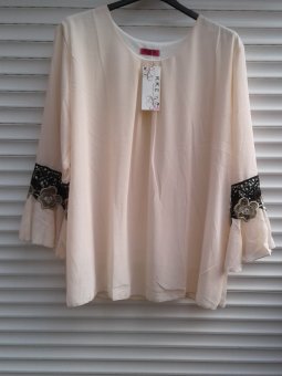 Bluza Crem din voal