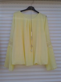 Bluza Galbena din voal