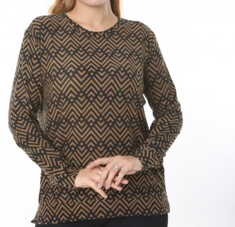 Bluza Imprimată, material finut