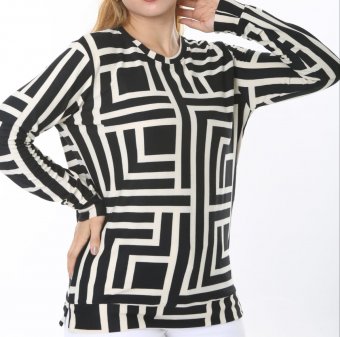 Bluza Imprimată, material finut
