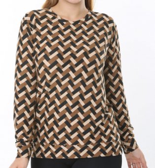Bluza Imprimată, material finut
