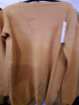 Bluza Muștar cu Steluțe 