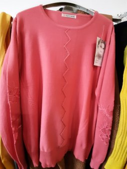 Bluza Roz cu Dantelă pe Maneci