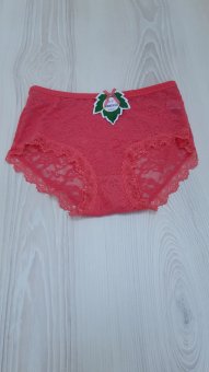 Chilot Lormengsi tip boxer din dantela corai