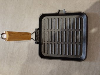 Grill Fontă Negru 24×24