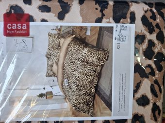 Lenjerie de pat din finet Animal print de la Casa,230×250