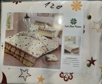 Lenjerie din Finet,6 piese,Pucioasa de pat dublu 