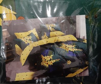 Lenjerie din Finet,6 piese,Pucioasa de pat dublu cu doua fețe 