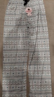 Pantaloni Pijama Bumbac Baray, Imprimati 