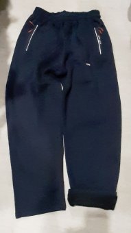 Pantaloni Vatuiti Bleumarin trening cu siret și cu buzunare cu fermur,unisex