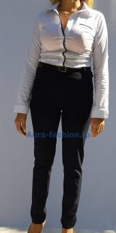 Pantaloni Victory Bleumarin cu carouri