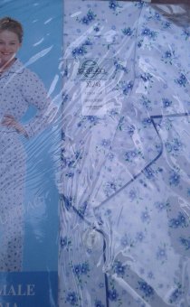 Pijama Global dama 100% bumbac, subtire