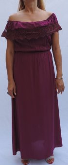Rochie  Lunga Burgundi