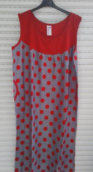 Rochie din bumbac cu bretele