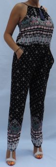 Salopeta Neagra Print Floral