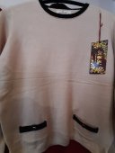 Bluza Bej cu Buzunare 