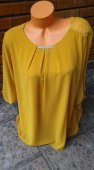 Bluza Mustar din voal