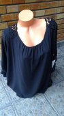Bluza Neagra din voal