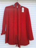 Bluza Rosie cu esarfa si sclipici 