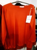 Bluza Rosie din Casmir cu fundita la mânecă 