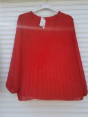 Bluza Rosie plisata din voal