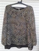 Bluza voal Animal Print 