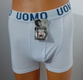 Boxeri Uomo Albi din Bumbac 
