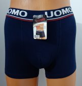 Boxeri Bleumarin Uomo din Bumbac 