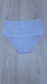 Chilot tip boxer din dantela alb model inalt