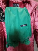 Esarfa Verde din Casmir cu Ciucuri