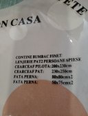 Lenjerie de pat cu Buline din bumbac/finet pentru pat dublu 