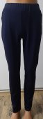 Pantalon Bleumarin Karina pe elastec cu buzunare 