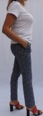 Pantaloni Miss Esta Dama Albastri Imprimati
