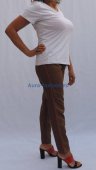 Pantaloni Dama Miss Esta Mustar Casual 