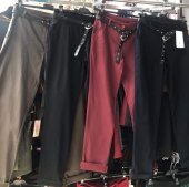 Pantaloni Simpli cu curea