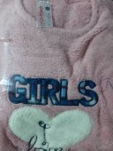 Pijama Cocolino Roz cu inimioara 