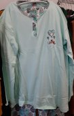 Pijama din bumbac, Baray,groasa cu maneca lunga