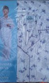 Pijama Global dama 100% bumbac, subtire