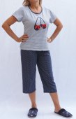Pijamale dama 3/4 din bumbac
