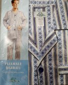 Pijamale Global bărbat din bumbac, subtiri