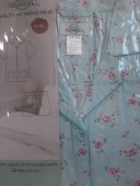 Pijamale Global dama cu pant scurt și bluza cu mânecă scurta
