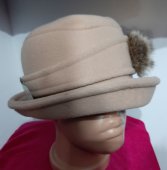 Pălărie Dama Bej