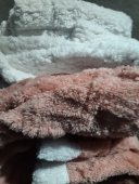Pătura Roz pal groasa cu blanita
