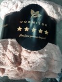 Pătura Roz pal groasa cu blanita