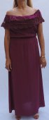 Rochie  Lunga Burgundi