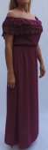 Rochie  Lunga Burgundi