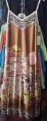 Rochie imprimata Italia cu bretelute 
