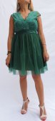 Rochie Verde din Voal