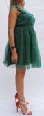 Rochie Verde din Voal